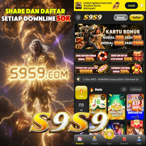 S9S9 Login Resmi APK 2026